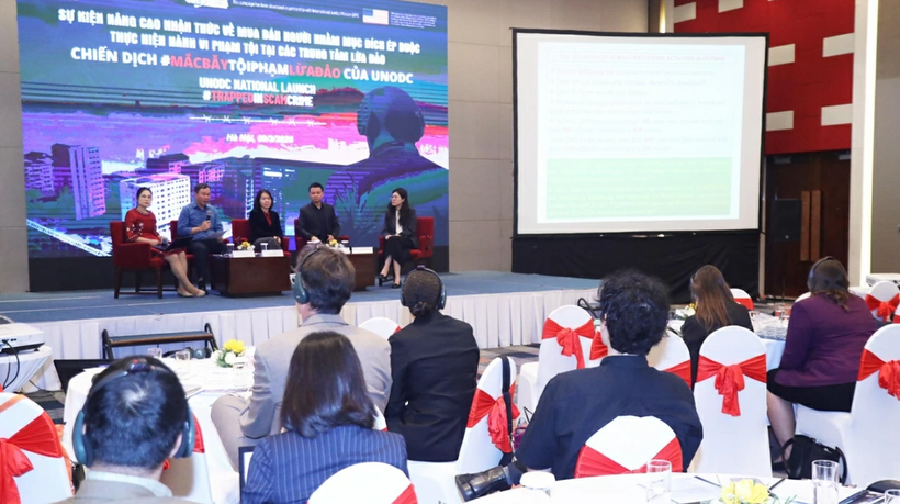 Các đại biểu tham gia phiên thảo luận tại sự kiện. (Ảnh: Thành Long)