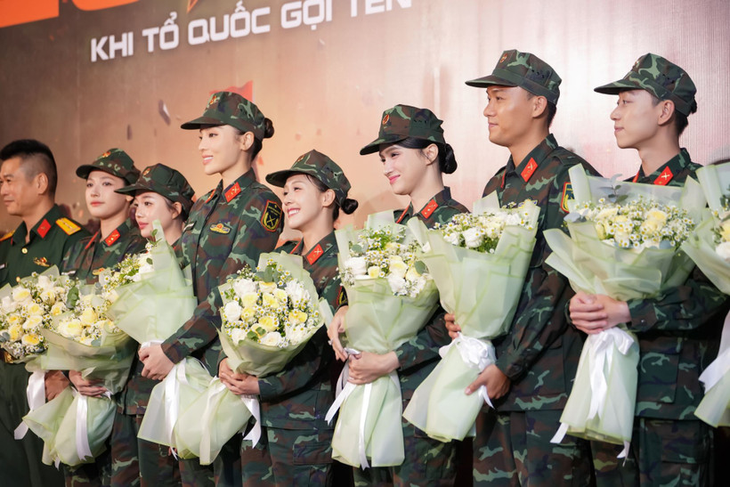 Chương trình quy tụ dàn nghệ sỹ đông đảo. (Ảnh: PV/Vietnam+)