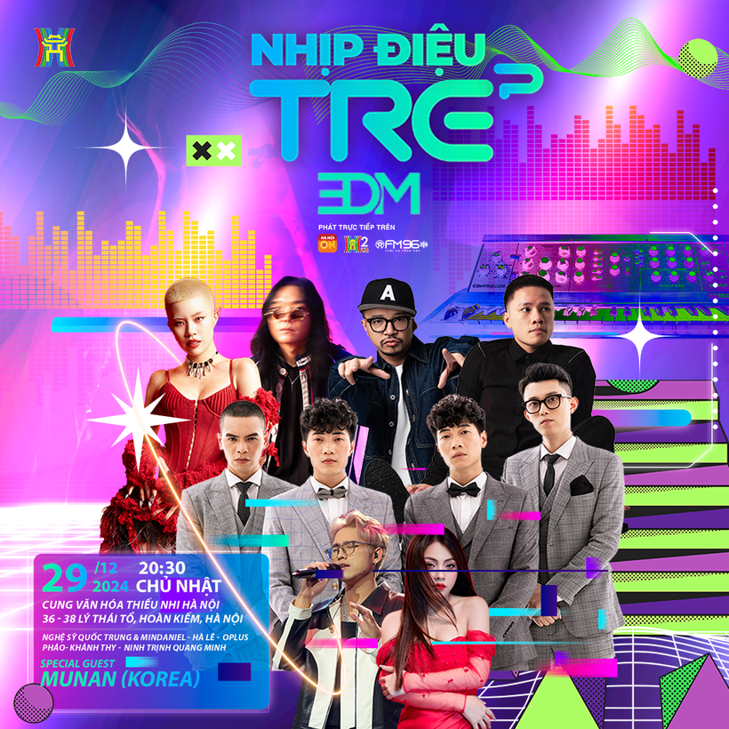 Chương trình mang lại không khí sôi động, hứng khởi trong thời khắc chuyển giao năm cũ-năm mới. 