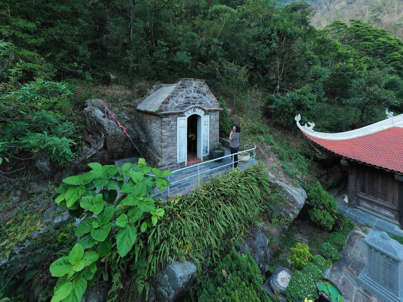 Am Ngọa Vân (Đông Triều, Quảng Ninh), nơi Vua Phật Trần Nhân Tông nhập niết bàn. (Ảnh: Minh Đức/TTXVN)