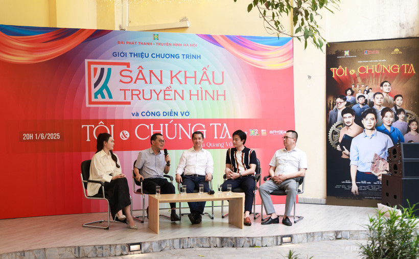 Đài Hà Nội tổ chức họp báo giới thiệu chương trình “Sân khấu truyền hình.” (Ảnh: PV/Vietnam+)