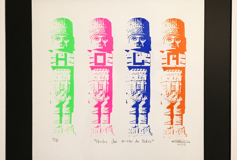 Triển lãm giới thiệu các tác phẩm nghệ thuật đương đại Mexico, sáng tác dành riêng cho công chúng Việt Nam. (Ảnh: Đại sứ quán Mexico tại Việt Nam cung cấp)