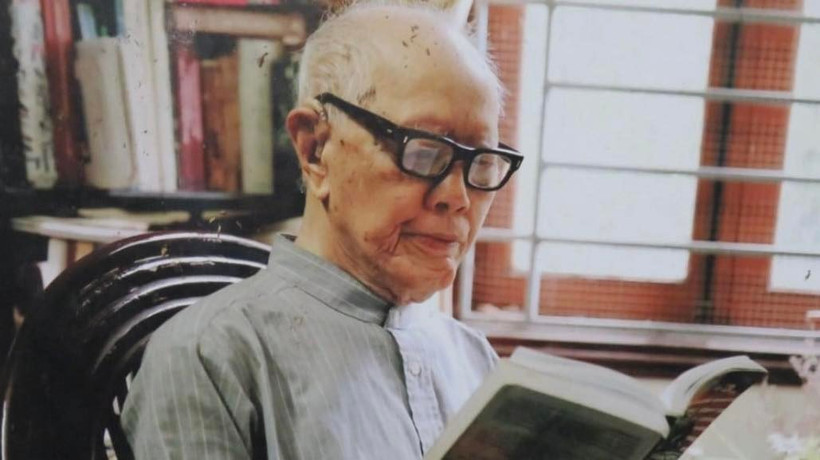 Nhà nghiên cứu văn hóa Hữu Ngọc. (Ảnh: Nhà báo Nguyễn Như Mai)