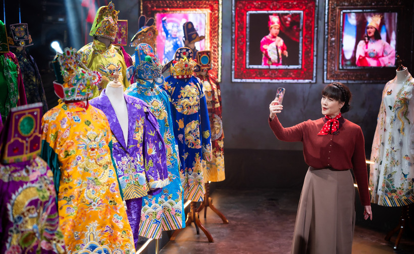 Nghệ sỹ Vân Dung trong "Bảo tàng Táo quân." (Ảnh: VTV)