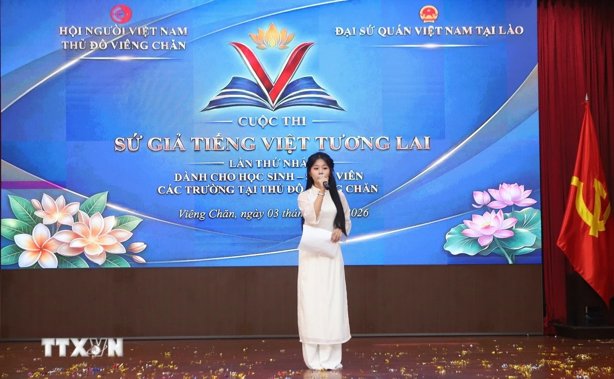 Tôn vinh tiếng Việt: Câu nói 'giữ gìn quan hệ đặc biệt Việt Nam - Lào mãi vững bền'