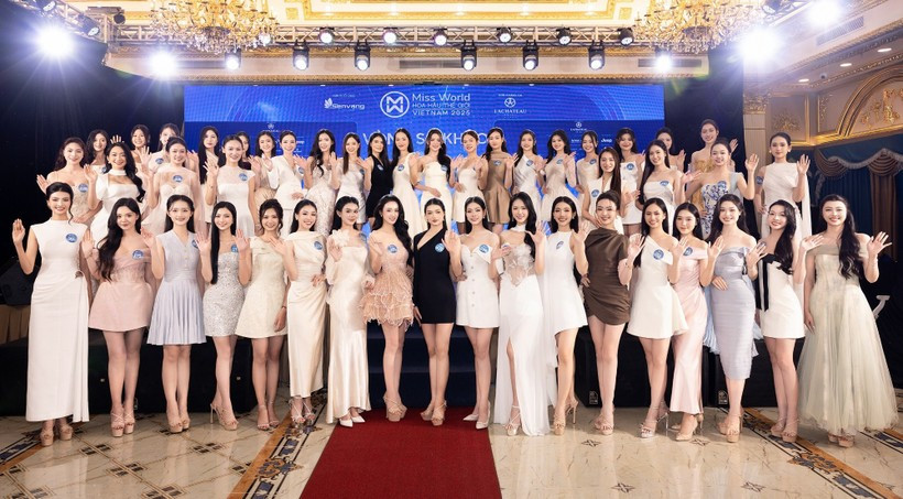 Top 50 thí sinh sẽ bước vào vòng chung kết Miss World Vietnam 2025. (Ảnh: BTC)