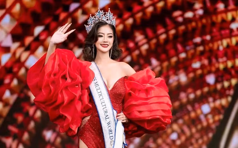 Đại diện nhan sắc đến từ Myanmar đã đăng quang ngôi vị Miss Multicultural World 2026. (Ảnh: BTC)