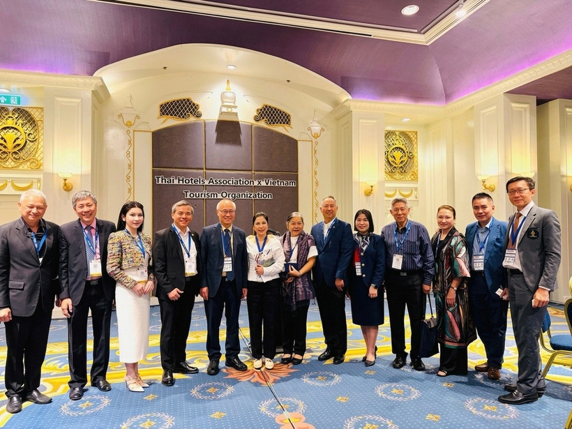 Đoàn Việt Nam tại triển lãm quốc tế THAIFEX-HOREC ASIA 2026. (Ảnh: CTV)