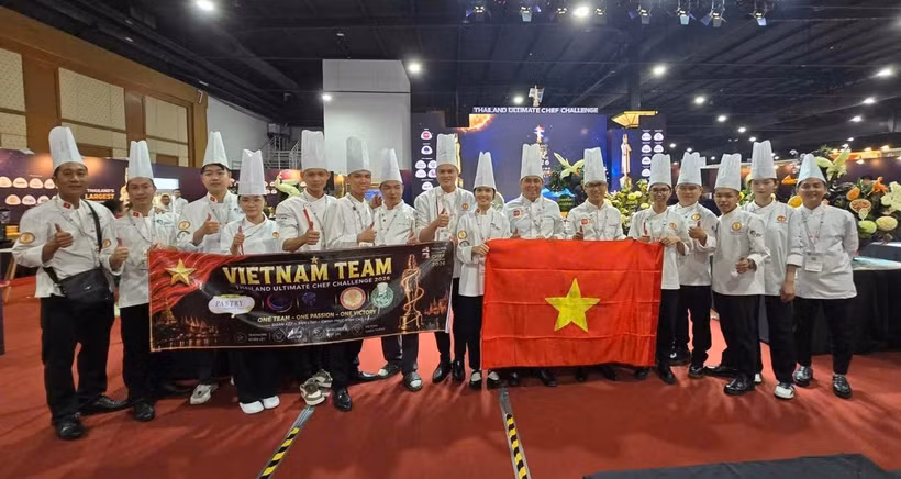 Dấu ấn Việt Nam tại Thailand Ultimate Chef Challenge 2026. (Ảnh: CTV/Vietnam+)