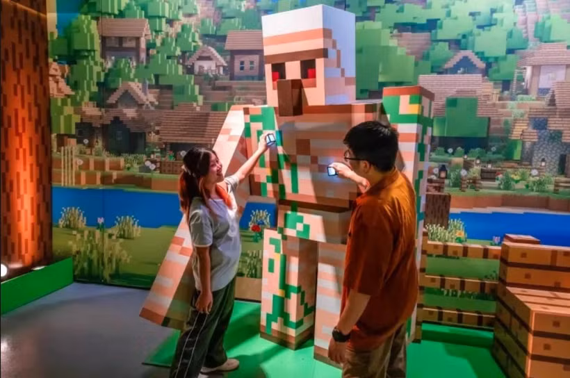 Singapore có trải nghiệm nhập vai Minecraft tương tác đầu tiên tại châu Á. (Ảnh: Tổng cục Du lịch Singapore)