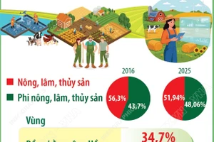 Cơ cấu lao động nông thôn ngày càng tiệm cận khu vực phi nông nghiệp