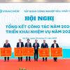 Hội nghị Tổng kết công tác năm 2024, triển khai nhiệm vụ năm 2025 của Vinachem. (Ảnh: PV/Vietnam+)