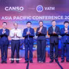 Khai mạc Hội nghị Tổ chức các Nhà cung cấp dịch vụ bảo đảm hoạt động bay khu vực Châu Á - Thái Bình Dương 2026 (CANSO APAC). (Ảnh: Thanh Phong/Vietnam+)