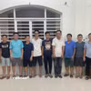 Nhóm đối tượng liên quan đến đường dây đánh bạc, tổ chức đánh bạc bị khởi tố. (Ảnh: Công an Đà Nẵng)