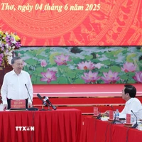 Tổng Bí thư Tô Lâm phát biểu. (Ảnh: Thống Nhất/TTXVN)