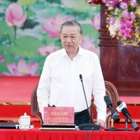 Tổng Bí thư Tô Lâm phát biểu. (Ảnh: Thống Nhất/TTXVN)