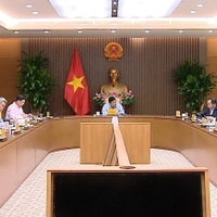 Quang cảnh buổi làm việc. (Nguồn: Báo Điện tử Chính phủ)