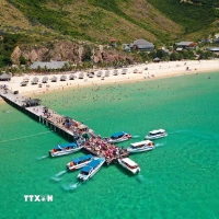 Khu du lịch Kỳ Co, Quy Nhơn. (Ảnh: Nguyên Linh/TTXVN)