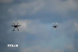 Các thiết bị tham gia cuộc tập trận ở Nowa Deba, Ba Lan ngày 18/9/2025. (Ảnh: PAP/TTXVN)