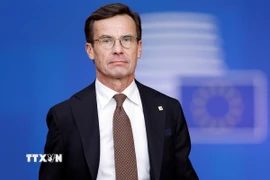 Thủ tướng Thụy Điển Ulf Kristersson. (Ảnh: AFP/TTXVN)