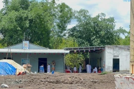 Hiện trường vụ án mạng. (Ảnh: CACC)