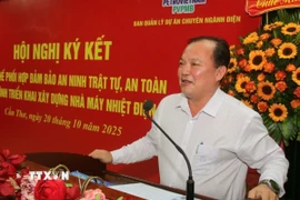 Ông Nguyễn Văn Hòa, Phó Chủ tịch UBND thành phố Cần Thơ phát biểu. (Ảnh: Duy Khương/TTXVN)