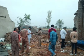 Vụ việc xảy ra tại nhà máy hai tầng nằm trên đường Singhawali-Kotli ở Sri Muktsar Sahib. (Ảnh: hindustantimes)