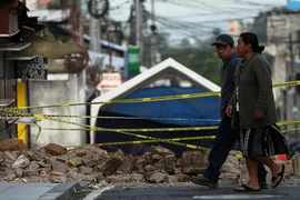 Guatemala hứng chịu nhiều trận động đất trong hai ngày qua. (Ảnh: AP)
