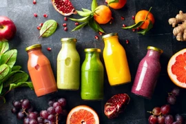 Nhiều loại nước ép tự nhiên lành mạnh rất tốt cho huyết áp. (Ảnh: iStock)