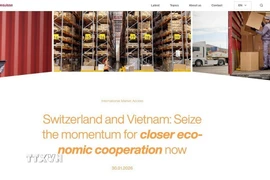 Economiesuisse đánh giá cao tiềm lực của nền kinh tế Việt Nam. (Ảnh: TTXVN phát)