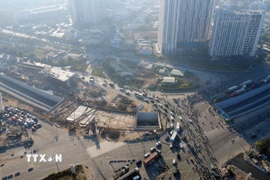 Thành phố Hồ Chí Minh cảnh báo ô nhiễm không khí cận Tết gia tăng. (Ảnh: Tiến Lực/TTXVN)