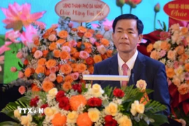 Ông Nguyễn Văn Phương được bầu giữ chức Bí thư Thành ủy Huế. (Ảnh: Văn Dũng/TTXVN)