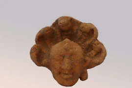 Mặt trước đầu tượng Phật Linh Sơn Bắc. (Ảnh: Cổng thông tin điện tử tỉnh An Giang)