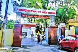 Trường THPT Tô Hiến Thành, Thanh Hóa. (Ảnh: Báo Văn hóa)