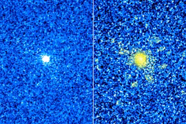 Tiến sỹ David Jewitt đã sử dụng những hình ảnh được chụp bởi Kính viễn vọng không gian Hubble vào năm 2017 để nghiên cứu sự quay ngược chiều của Sao chổi 41P/Tuttle-Giacobini-Kresák. (Nguồn: The New York Times)