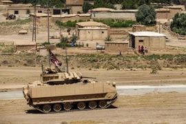 Quân đội Mỹ đã duy trì sự hiện diện tại Syria từ năm 2015 để hỗ trợ huấn luyện các lực lượng khác trong chiến dịch chống lại IS. (Ảnh: Getty)