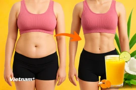 Việc lựa chọn đúng thức uống buổi sáng sẽ hỗ trợ giảm mỡ bụng rất hiệu quả. (Ảnh: Vietnam+)