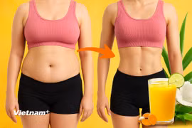 Việc lựa chọn đúng thức uống buổi sáng sẽ hỗ trợ giảm mỡ bụng rất hiệu quả. (Ảnh: Vietnam+)