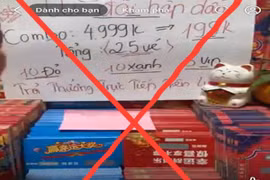 Một phiên livestream xổ số cào của các đối tượng trên nền tảng mạng xã hội.