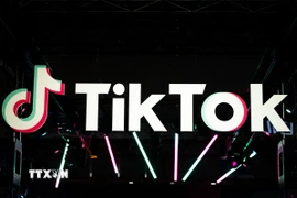 Biểu tượng mạng xã hội TikTok. (Ảnh: AFP/TTXVN)