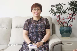 Giáo sư-Tiến sỹ Phan Kim Nga, Viện nghiên cứu Chủ nghĩa Marx thuộc Viện Khoa học Xã hội Trung Quốc, chuyên gia về các vấn đề Việt Nam. (Ảnh: Quang Hưng/TTXVN)