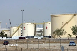 Nhà máy lọc dầu Shuaiba ở cách thủ đô Kuwait City của Kuwait 30km về phía Nam. (Ảnh: AFP/TTXVN)