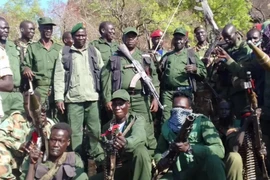 Lực lượng SPLA-IO tại một địa điểm không được tiết lộ ở Nam Sudan. (Nguồn: sudanspost)