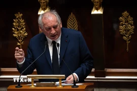 Thủ tướng Pháp Francois Bayrou phát biểu tại phiên họp Quốc hội ở Paris, ngày 8/9/2025. (Ảnh: THX/TTXVN)