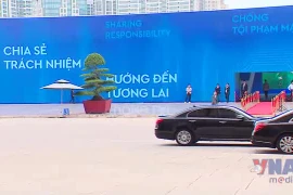 Các đại biểu tham dự Lễ mở ký Công ước Hà Nội về chống tội phạm mạng