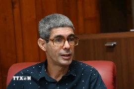 Nhà báo Norland Rosendo González- Tổng Giám đốc Hãng thông tấn quốc gia Cuba (ACN). (Ảnh: Việt Hùng/TTXVN)