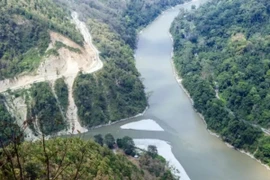 Ảnh chụp từ trên không của sông Teesta ở Bangladesh. (Nguồn: asiatimes)