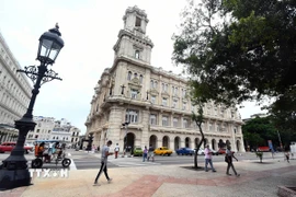 Quang cảnh đường phố tại La Habana, Cuba. (Ảnh: THX/TTXVN)