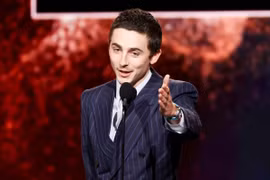 Timothée Chalamet nhận giải Nam diễn viên xuất sắc nhất cho vai diễn trong phim “Marty Supreme”. (Ảnh: Getty Images)