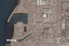 (Hình ảnh từ vệ tinh) Nhà máy điện hạt nhân Bushehr ở tỉnh Bushehr, Iran, ngày 26/5/2025. (Ảnh: Reuters/TTXVN)